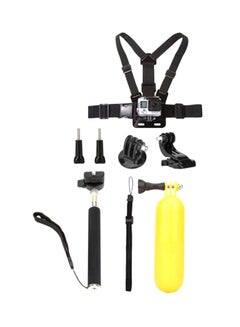 Buy 8-In-1 Outdoor Sports Strap Accessories Kit Black/Yellow/Silver in Saudi Arabia