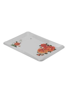 اشتري Elegant Rectangle Tray White 60x45سم في السعودية