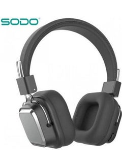 Buy SD-1003 Bluetooth 5 Dual Mode Wired/Wireless Headphone Drak Grey in UAE