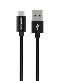 Buy Premium Micro USB To USB Charge Sync Cable Black in Saudi Arabia