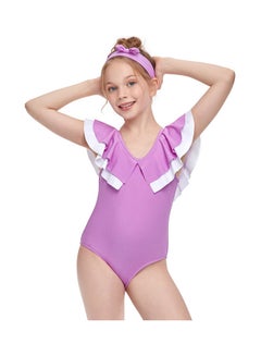 Buy Girls Swimming Suit Set 140cm in UAE