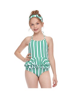 Buy Girls Swimming Suit Set 128cm in UAE