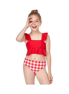 Buy Girls Swimming Suit Set 140cm in UAE