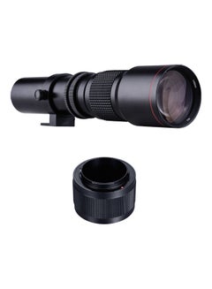 Buy Multi Coated Super Telephoto Lens and T-Mount to NEX E-Mount Adapter Ring Kit Black in Saudi Arabia
