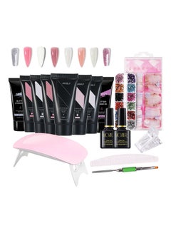 Buy Nail Phototherapy Art And Professional Manicure Design Kit Set Multicolour in UAE