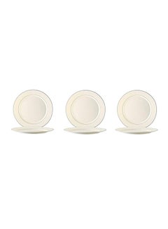 Buy 6-Piece Value Pack Reception Dinner Plate Beige 9inch in UAE