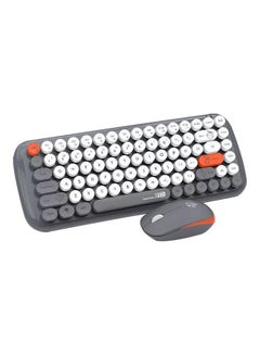 Buy Wireless Keyboard And Mouse Set Multicolour in UAE
