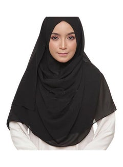 Buy Stylish Arab Wear Hijab Black in Saudi Arabia