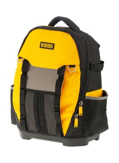 Buy Portable Tool Backpack Organiser Black/Yellow/Grey 14-3/8  x 8 x 18-1/2inch in UAE