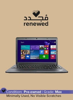 اشتري Renewed - Thinkpad E540 Laptop With 15.6-Inch Display, Intel Core i5 Processor/4th GEN/4GB RAM/256GB SSD/128GB Integrated Graphics Black في الامارات