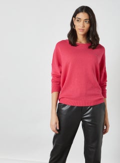 Buy Dropped Shoulder Sweater Bright Jewel in Egypt