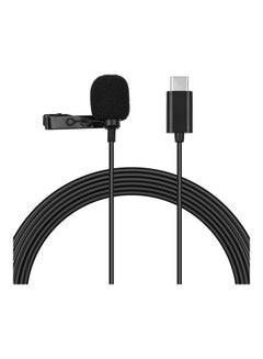 Buy Type-C Lavalier Microphone Black in UAE
