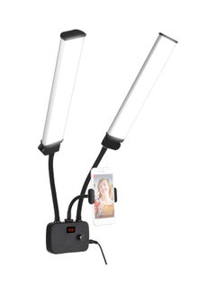 اشتري إضاءة LED مرنة بذراعين ثنائية اللون لتصوير مقاطع الفيديو أبيض في السعودية