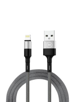 Buy USB To Lightning Charging And Data Cable Grey in Saudi Arabia