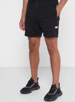 Buy Casual Drawstring Shorts Black in UAE