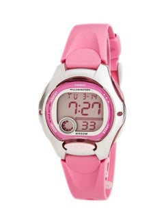 Buy Women's Youth Resistant Digital Watch Lw-200-4Bv - 35 mm - Pink in UAE