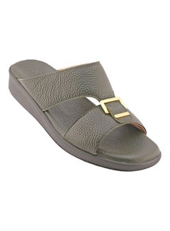 Buy Comfortable Buckle Style Arabic Sandals Green in UAE