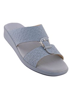 Buy Comfortable Buckle Style Arabic Sandals Blue in UAE