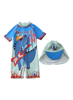 Buy Kids Swimsuit Costume Set 100cm in UAE