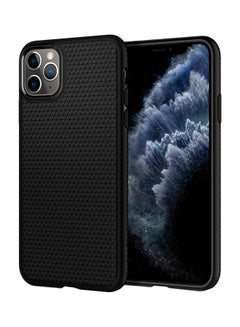 Buy iPhone 11 Pro Max Liquid Air Case Cover Matte Black in UAE