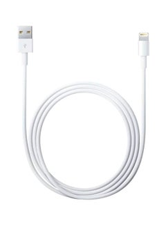 Buy Lightning To USB Charging Cable 2M White in UAE