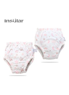 Buy Pack Of 2 Printed 4 Layers Insular Training Pants in UAE