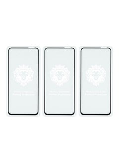 Buy Frame Glass Screen Protector For Xiaomi Redmi Note 9  Pack Of 3 Clear/Black in Egypt