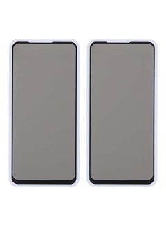 Buy Privacy Glass Screen Protector For Huawei Y9S  Pack Of 2 Clear/Black in Saudi Arabia