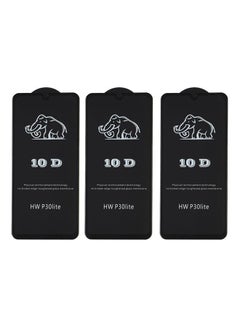 Buy Glass 10D Screen Protector For Huawei P30 Lite Mobile Phone  Set Of 2 Clear/Black in Egypt