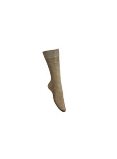 Buy Classic Casual Long Socks Beige in Saudi Arabia