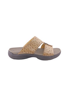 Buy Casual Comfortable Arabic Sandals Beige in UAE