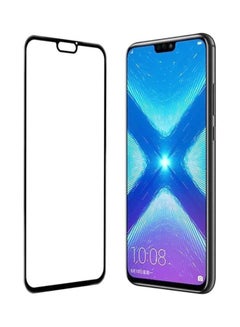 Buy 3D Tempered Glass Screen Protector For Huawei Honor 8X Black/Clear in UAE