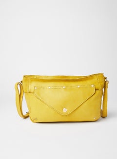 Buy Tilla Leather Crossbody Bag Lemon Zest in UAE