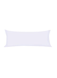 Buy Long Pillowcases Cotton Blend Plain White 40*120cm in UAE