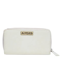 Buy Stylish Comfortable Logo Detail Wallet For Women AP_WLT_W2_White in Saudi Arabia