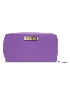 Buy Stylish Comfortable Logo Detail Wallet For Women AP_WLT_W2_Purple in Saudi Arabia