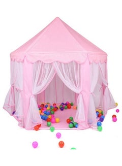 Buy Kids Pongee Hexagon Princess Playhouse 140x140x135cm in UAE