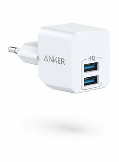 Buy IQ PowerPort Mini 2-Port Wall Charger White in UAE