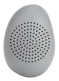 Buy Portable Mini Pebble Bluetooth Speaker Grey in UAE