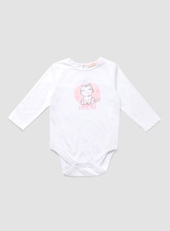 Buy Baby Girls  Round Neck Long Sleeve Onesies Aop Kitty Aop Kitty in Saudi Arabia