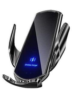 Buy Car Wireless Charging Mobile Phone Holder Black in Saudi Arabia