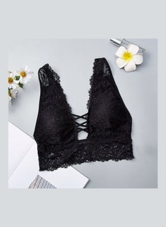 Buy Lace Bralette Black in Saudi Arabia