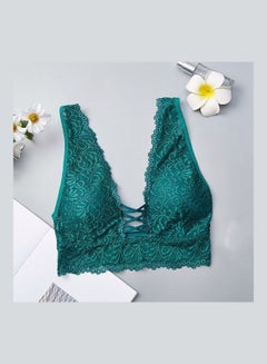 Buy Lace Bralette Green in Saudi Arabia