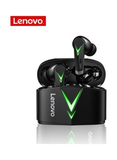 Buy LP6 Wireless Earphone TWS Gaming Earbuds Bluetooth 5.0 Game Low Latency Sports Headset with Mic 3D Stereo Bass In Ear Black in Saudi Arabia