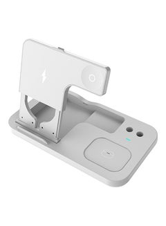 Buy Wireless Fast Charging Stand Replacement Pad White in UAE