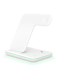 Buy 3-in-1 Z5 Wireless Charger Stand White in UAE