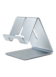 Buy Aluminum Alloy Cell Phone Stand Desk Silver in Saudi Arabia