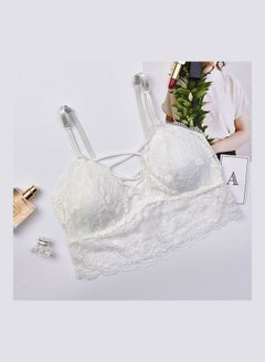 Buy Padded Bralette White in Saudi Arabia