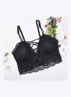 Buy Padded Bralette Black in Saudi Arabia