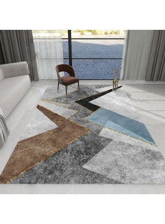 Buy Rectangular Soft Touch Carpet Polyester Multicolour 160x230cm in Saudi Arabia